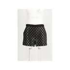 Gucci Black Viscose Bermuda Shorts