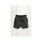Gucci Black Viscose Bermuda Shorts