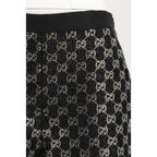 Gucci Black Viscose Bermuda Shorts