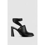 Patrizia Pepe Black Calfskin Stiletto Heel Sandals