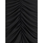 The Andamane Black Acetate Casual Dress
