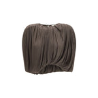 Magda Butrym Brown Copper Sleeveles T-Shirt