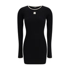 Amiri Black Viscose Casual Dress