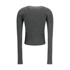 Amiri Black Viscose Cardigan