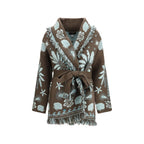 Alanui Brown Wool Cardigan