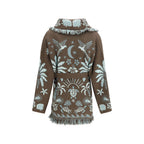 Alanui Brown Wool Cardigan