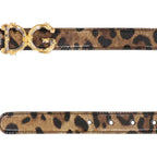 Dolce & Gabbana Brown Calfskin Belt