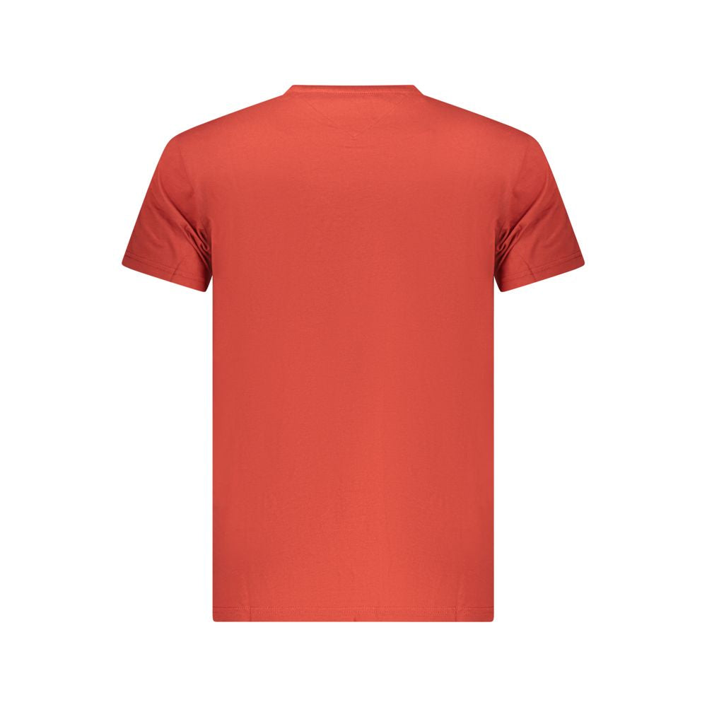 Tommy Hilfiger Red Cotton Men Shirt