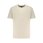 Hugo Boss Beige Cotton Men T-Shirt