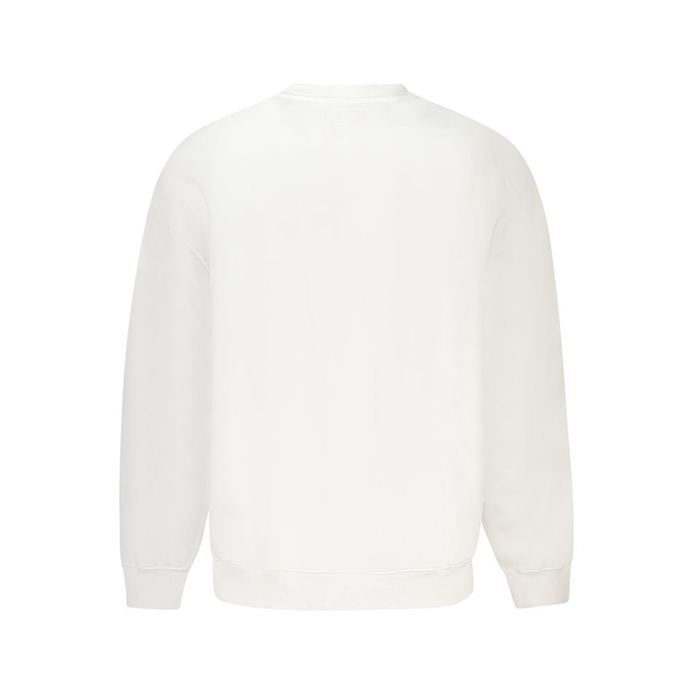 Guess Jeans White Cotton Men's Sweater