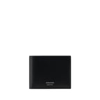 Ferragamo Black Calf Leather Bos Taurus Wallet