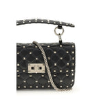 Valentino Garavani Black Lamb Ovis Aries Aries Handbag