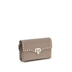 Valentino Garavani Multicolor Calf Leather Bos Taurus Shoulder Bag