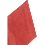 Trussardi Beachwear Red Cotton Men Swim Towel