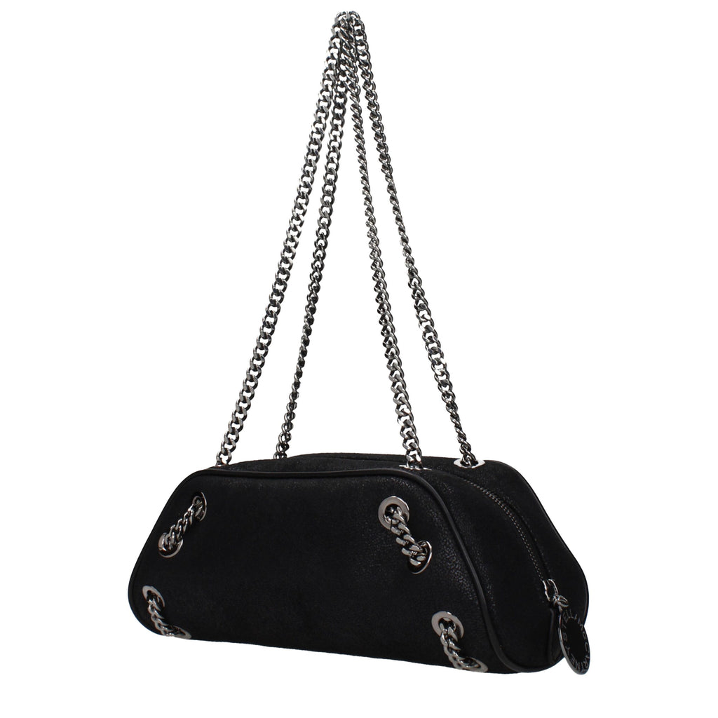 Stella McCartney Black Leather Shoulder Bag