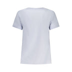 Guess Jeans Azzurro Organic Cotton Women T-Shirt