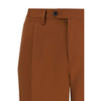 Lardini Brown Cotton Two-Piece Suit