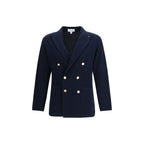 Lardini Blue Cotton Blazer