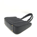 Celine Black C Macadam Canvas Tote Bag