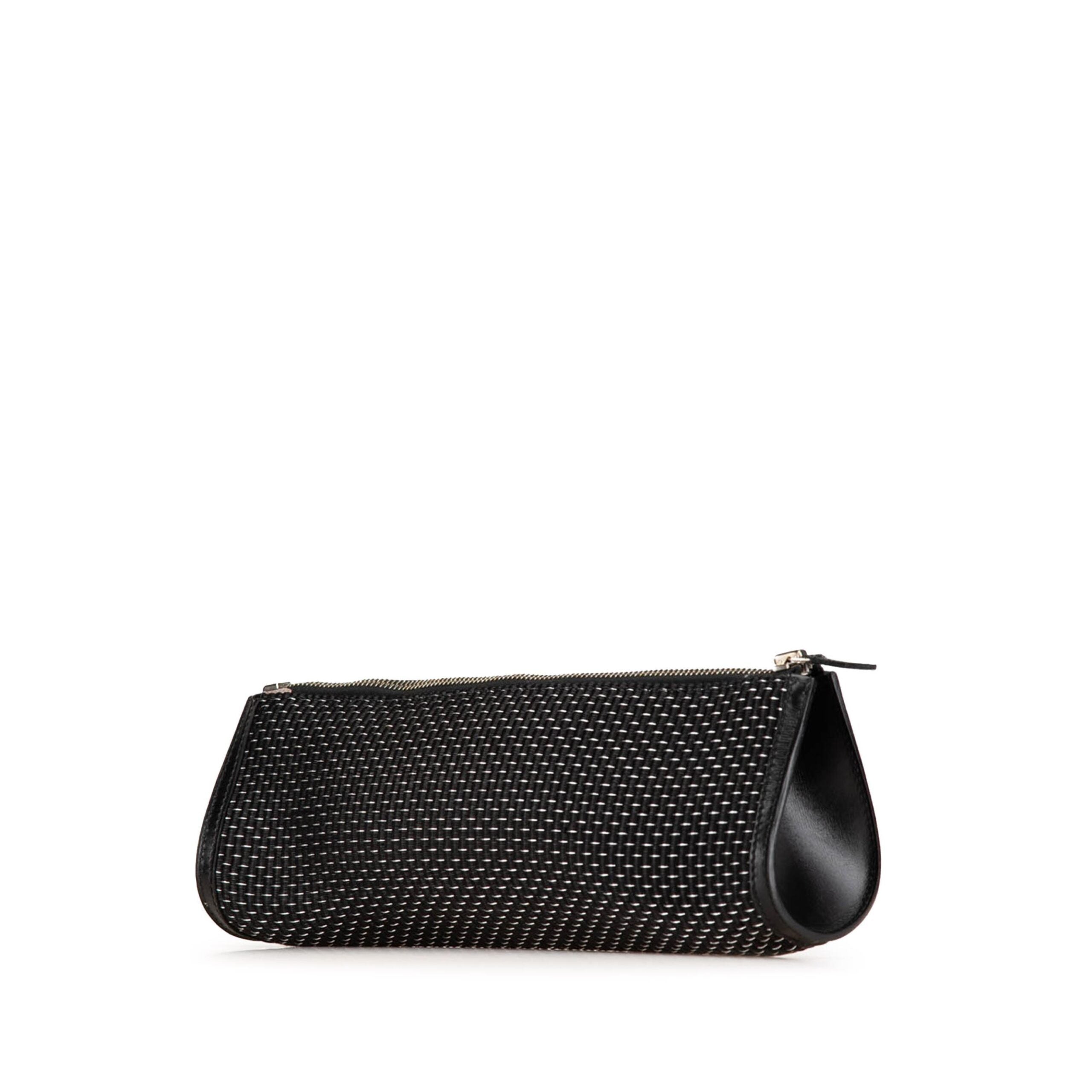 Hermès Black Woven Shoulder Bag