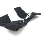 Chanel Black Velvet Bow Hair Accessory