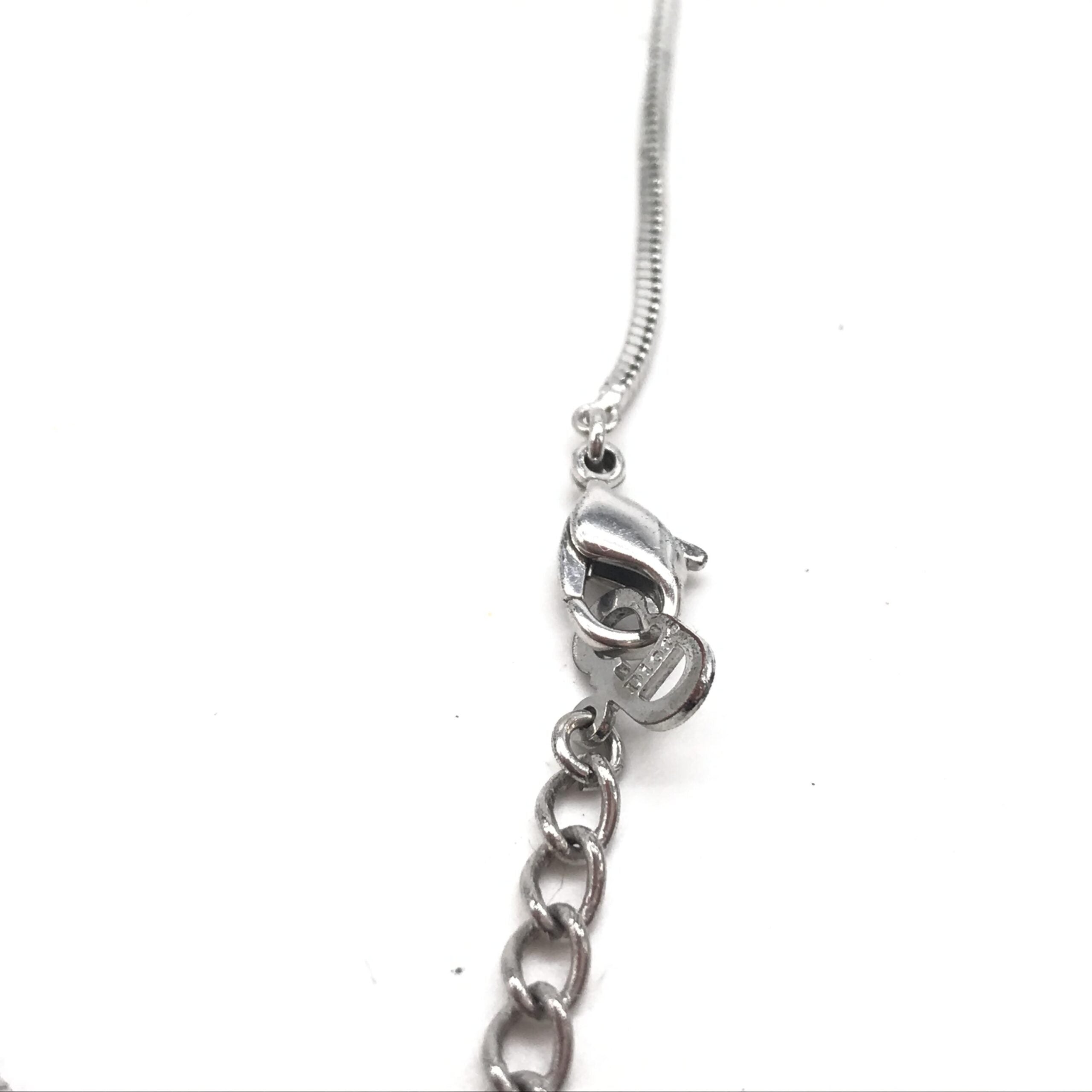 Christian Dior Blue Trotter Pendant Necklace