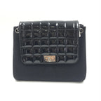 Chanel Chocolate Bar Patent Leather Shoulder Bag