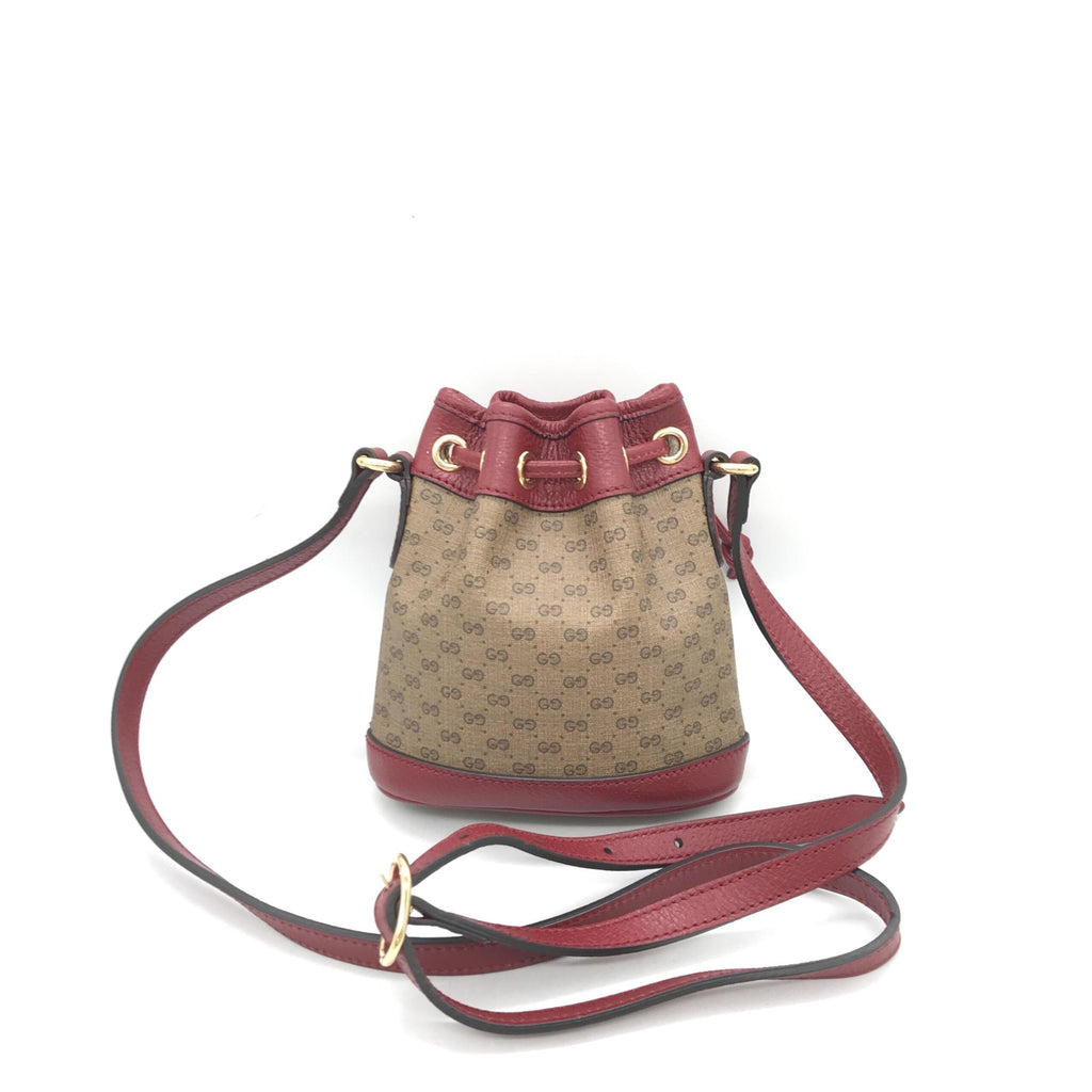 Doraemon X Gucci Coated Canvas Bucket Bag