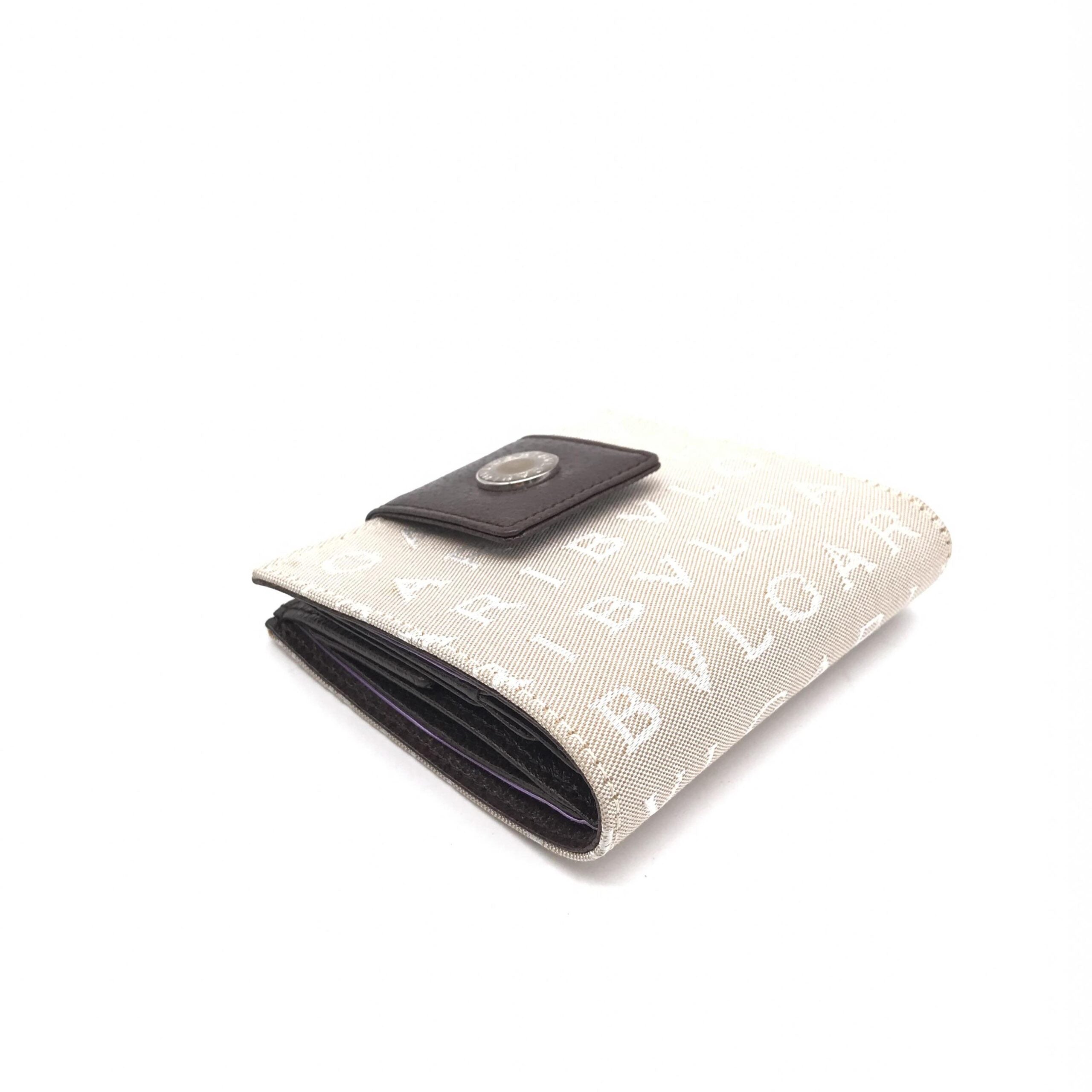 Bulgari Logomania Beige Wallet