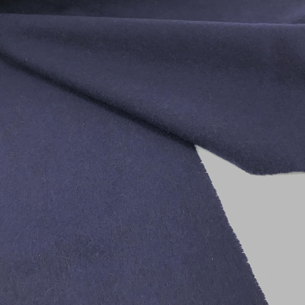 Johnstons of elgin Navy Blue Soft Wool Scarf