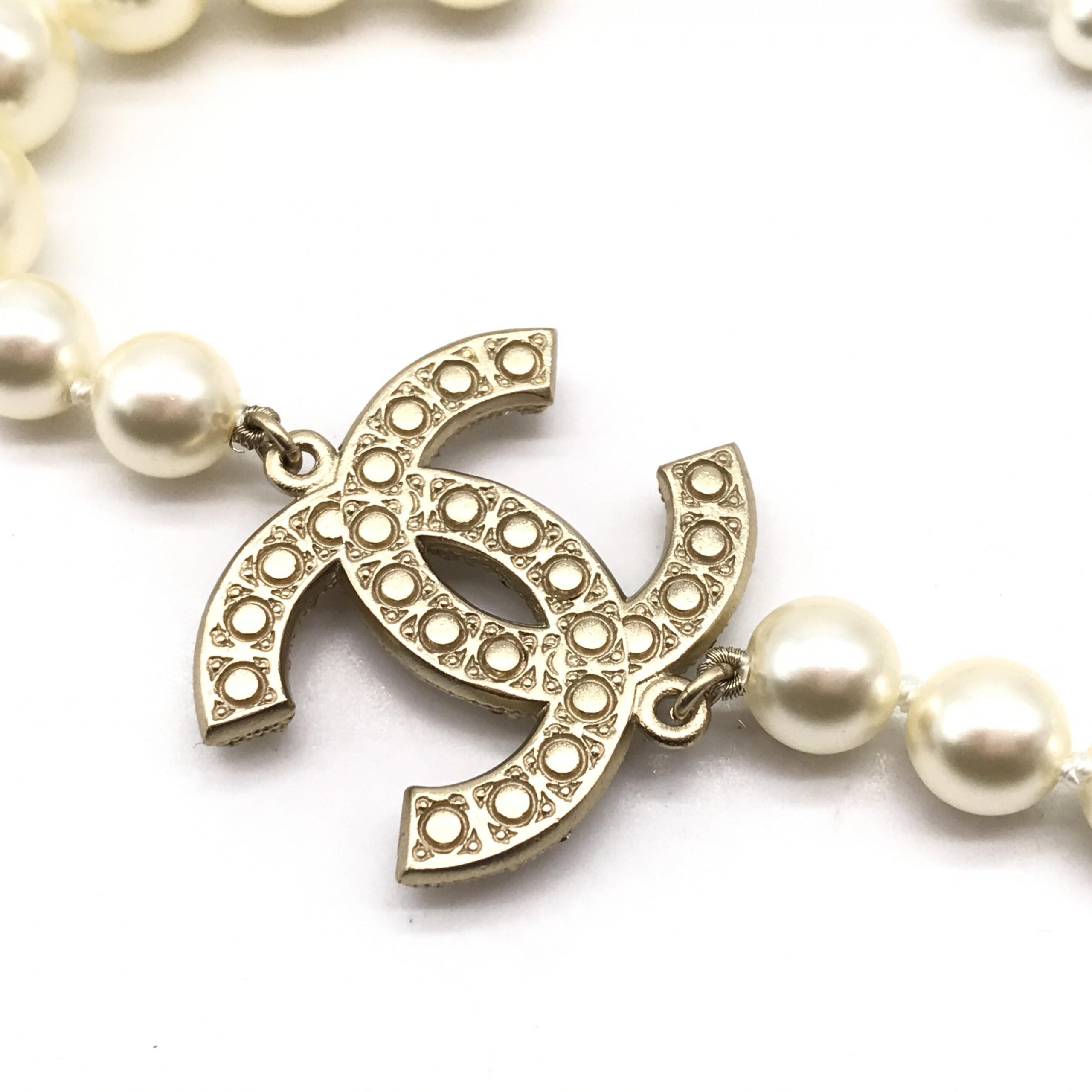 Chanel Pearl CC Necklace