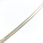 Gucci Sterling Silver G Bar Pendant Necklace