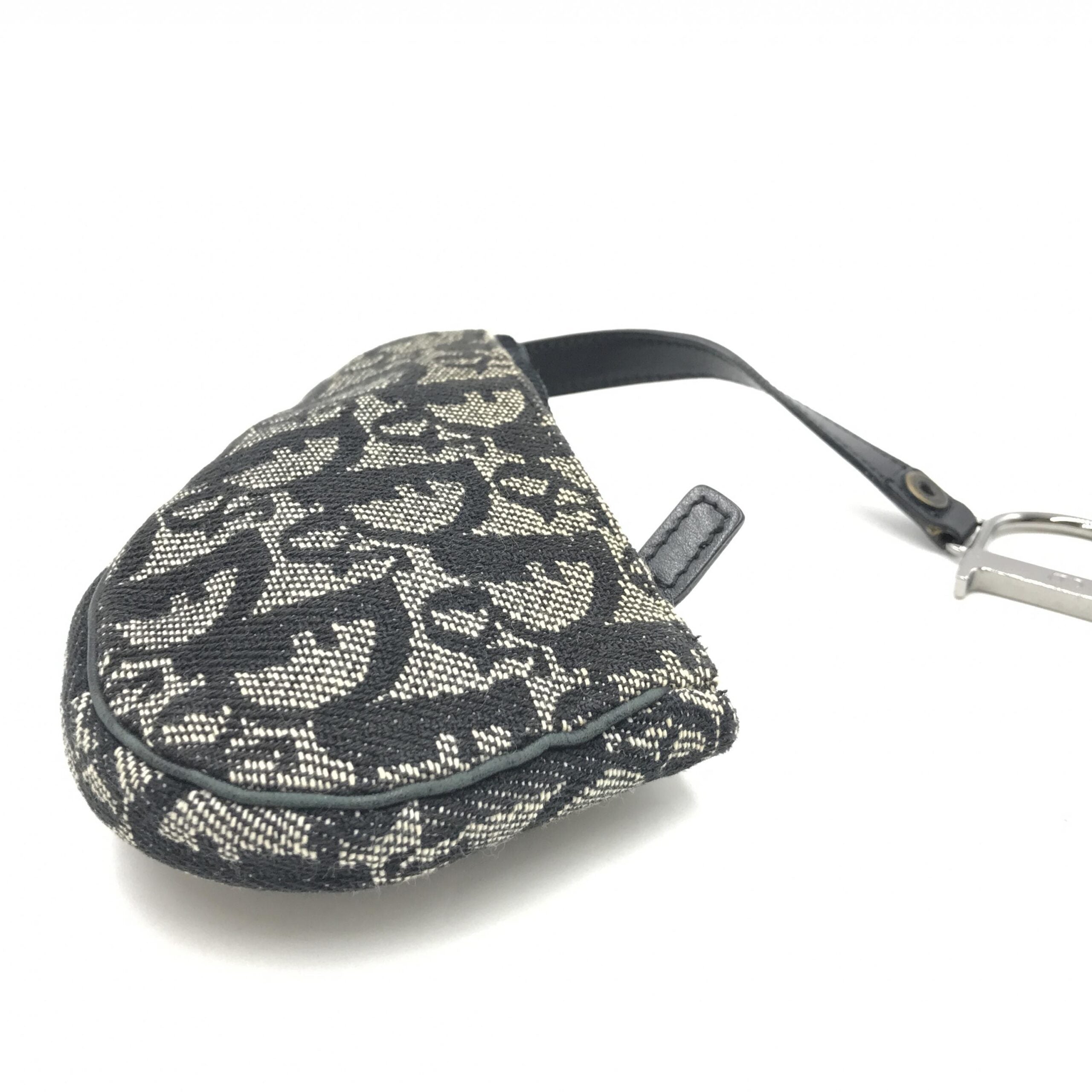 Christian Dior Trotter Canvas Saddle Coin Purse