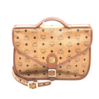 MCM Vesutos Leather Messenger Bag