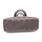 Chanel Wild Stitch Handbag Mini Boston Red