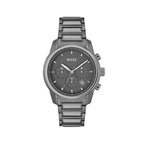Hugo Boss Gray Stainless Steel Dress Watch