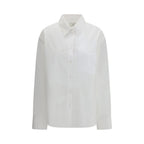 Loulou De Saison White Cotton Dress Shirt