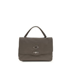 Zanellato Brown Calf Leather Bos Taurus Shoulder Bag
