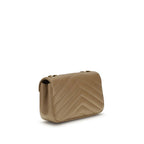 Saint Laurent Beige Calf Leather Bos Taurus Shoulder Bag