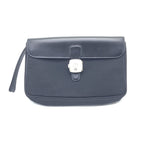 Dunhill Black Leather Clutch Bag