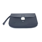 Dunhill Black Leather Clutch Bag