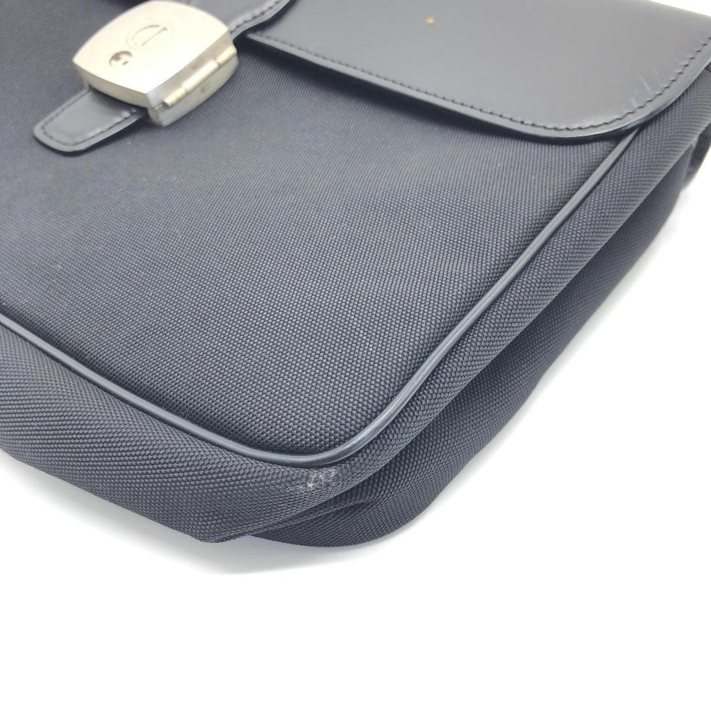Dunhill Black Leather Clutch Bag