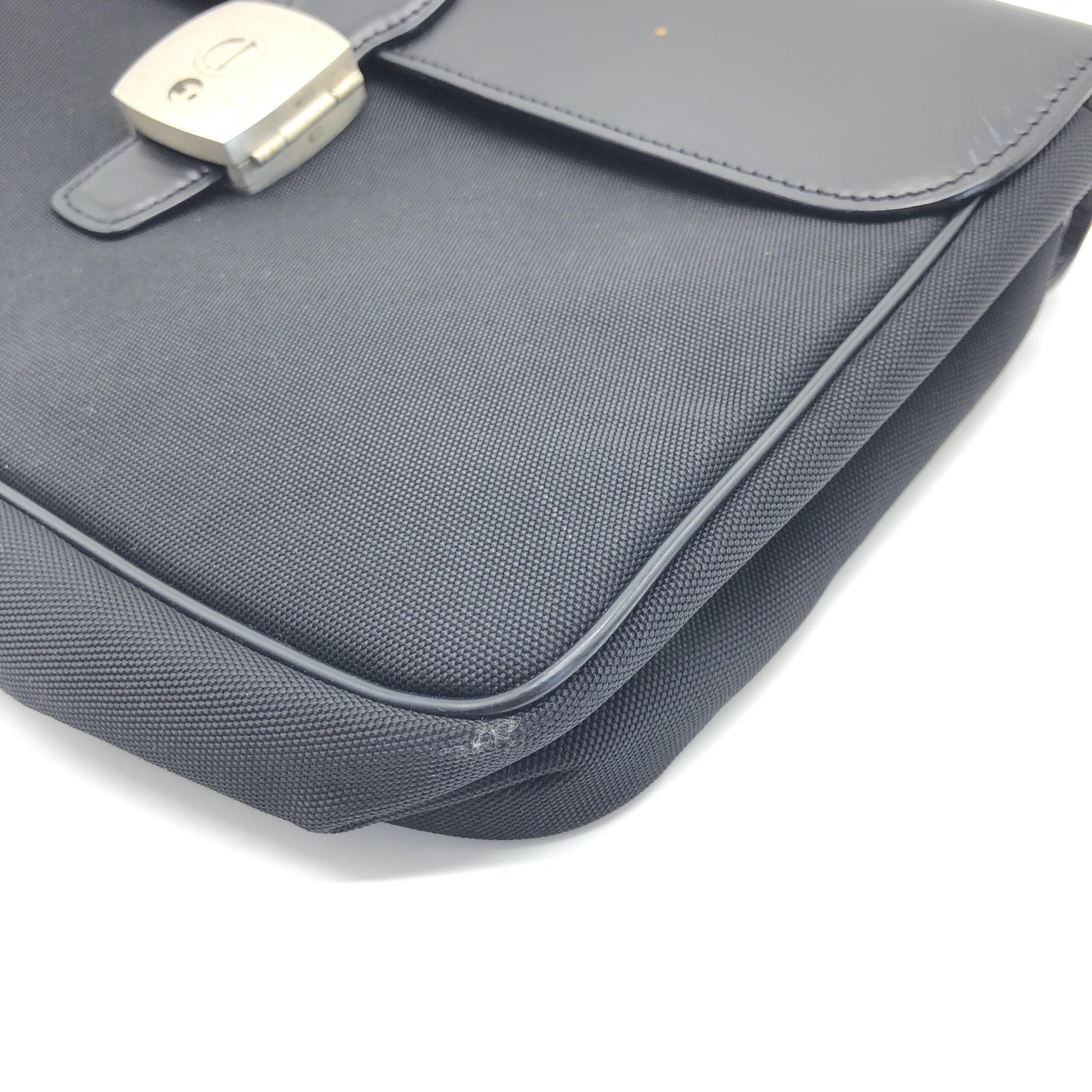 Dunhill Black Leather Clutch Bag