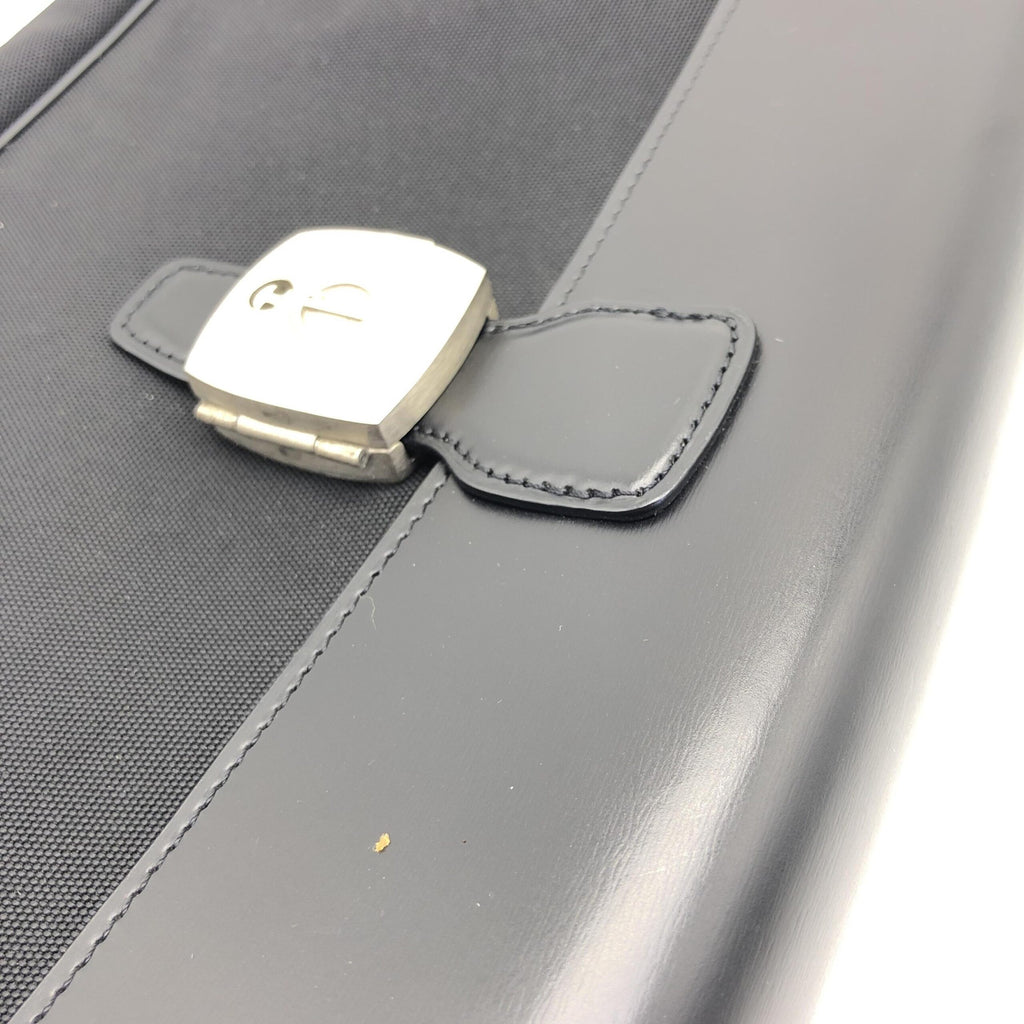 Dunhill Black Leather Clutch Bag