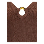 Hunza G Brown Polyamide One-Piece Swimsuit