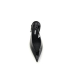 LE SILLA Black Calf Leather Bos Taurus High Heel Pumps