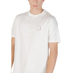 Armani Exchange White Cotton T-Shirt