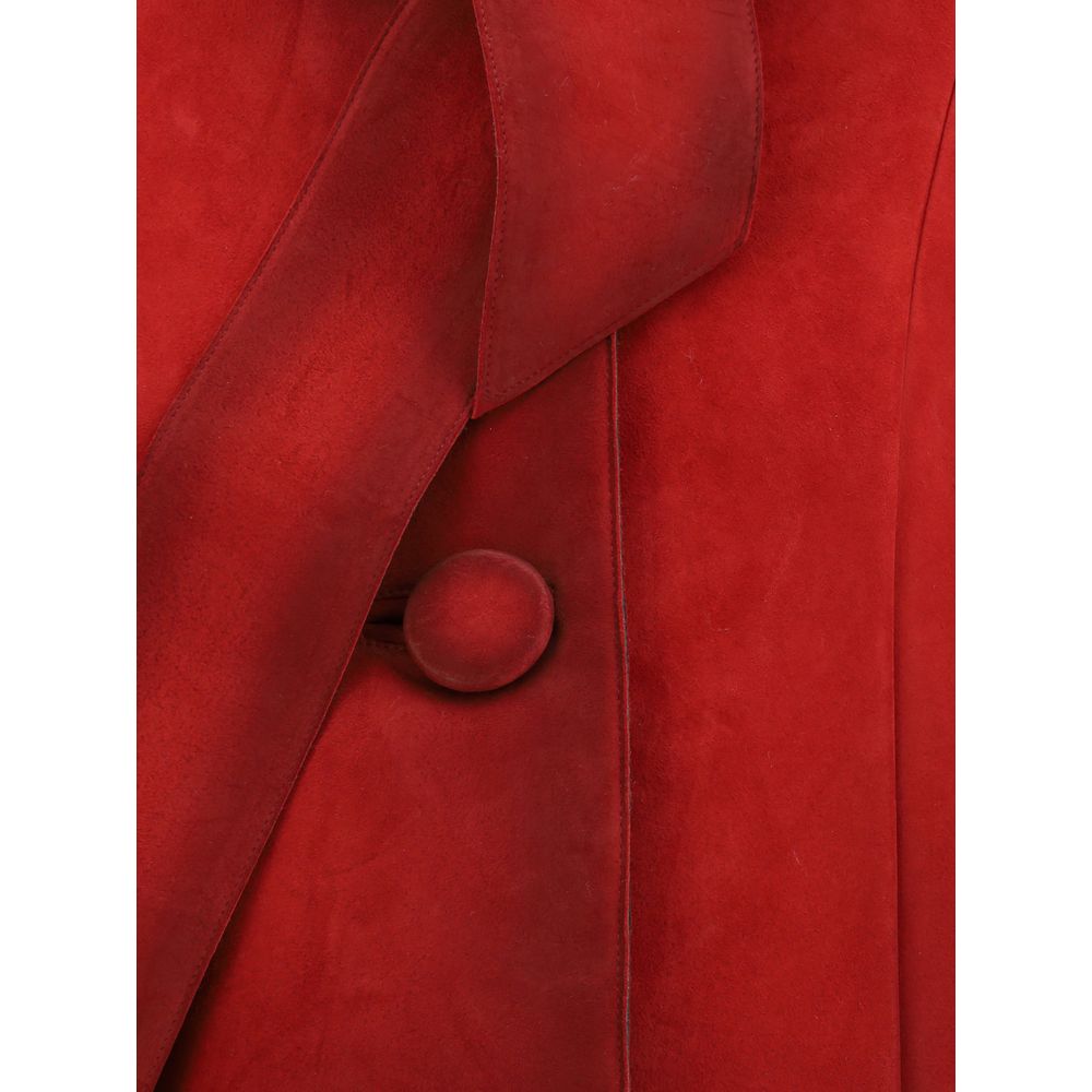 Prada Multicolor Lamb Ovis Aries Aries Coat