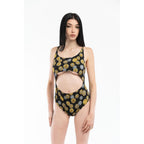 Moschino Black Cotton Bodysuit