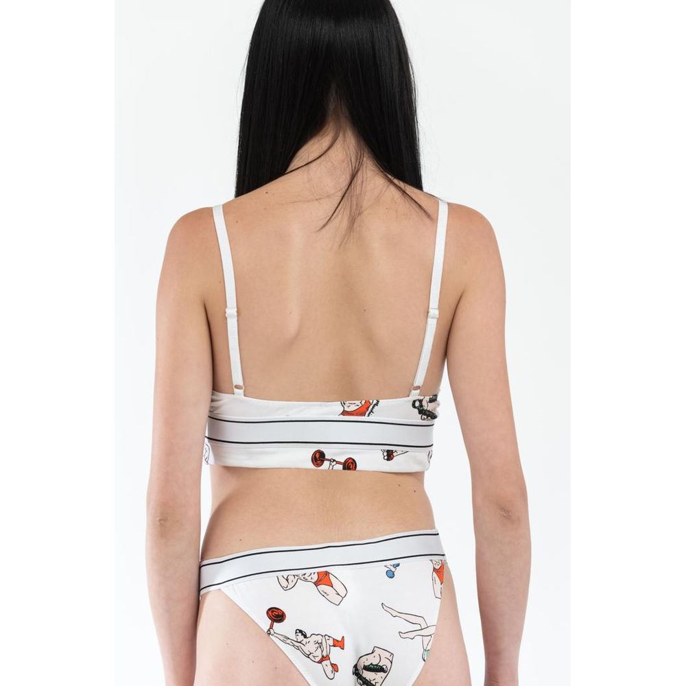 Moschino White Cotton Tank Tops
